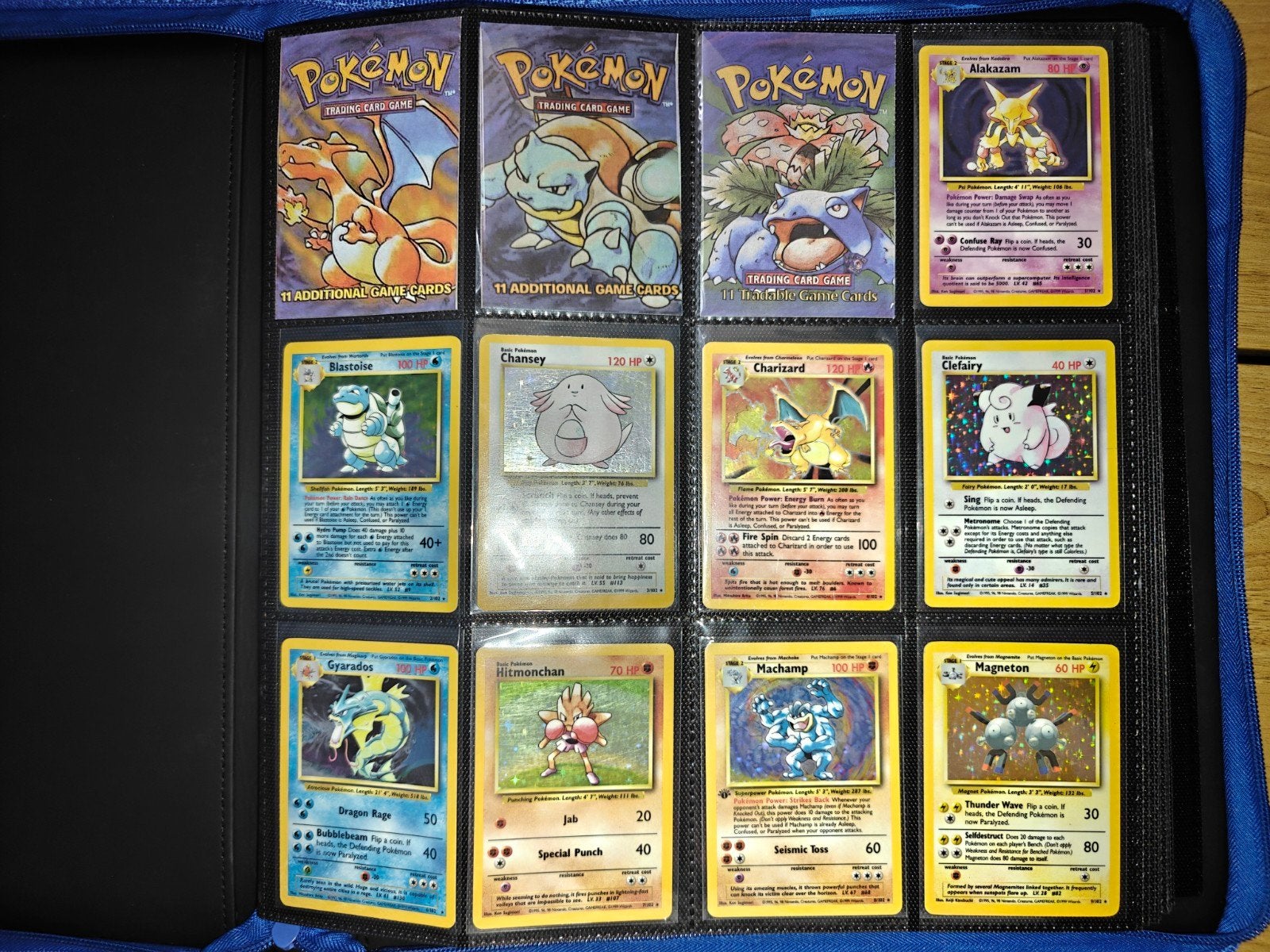 Pokémon Engelse Base Set Compleet - Super Goede Staat, Ophalen of Verzenden, Zo goed als nieuw, Meerdere kaarten