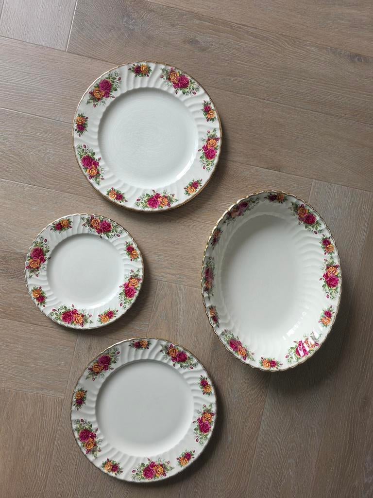 Prachtige set Aynsley 'English Ironstone' Staffordshire, Antiek en Kunst, Ophalen of Verzenden