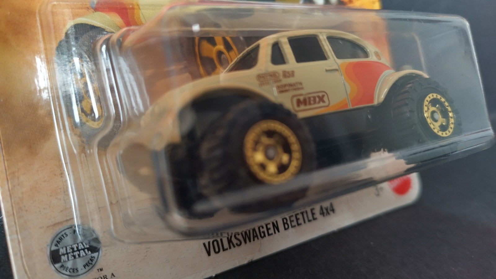 Volkswagen VW Baja Bug beige 1:64 3inch Matchbox Pol, Auto, Verzenden, ., Nieuw