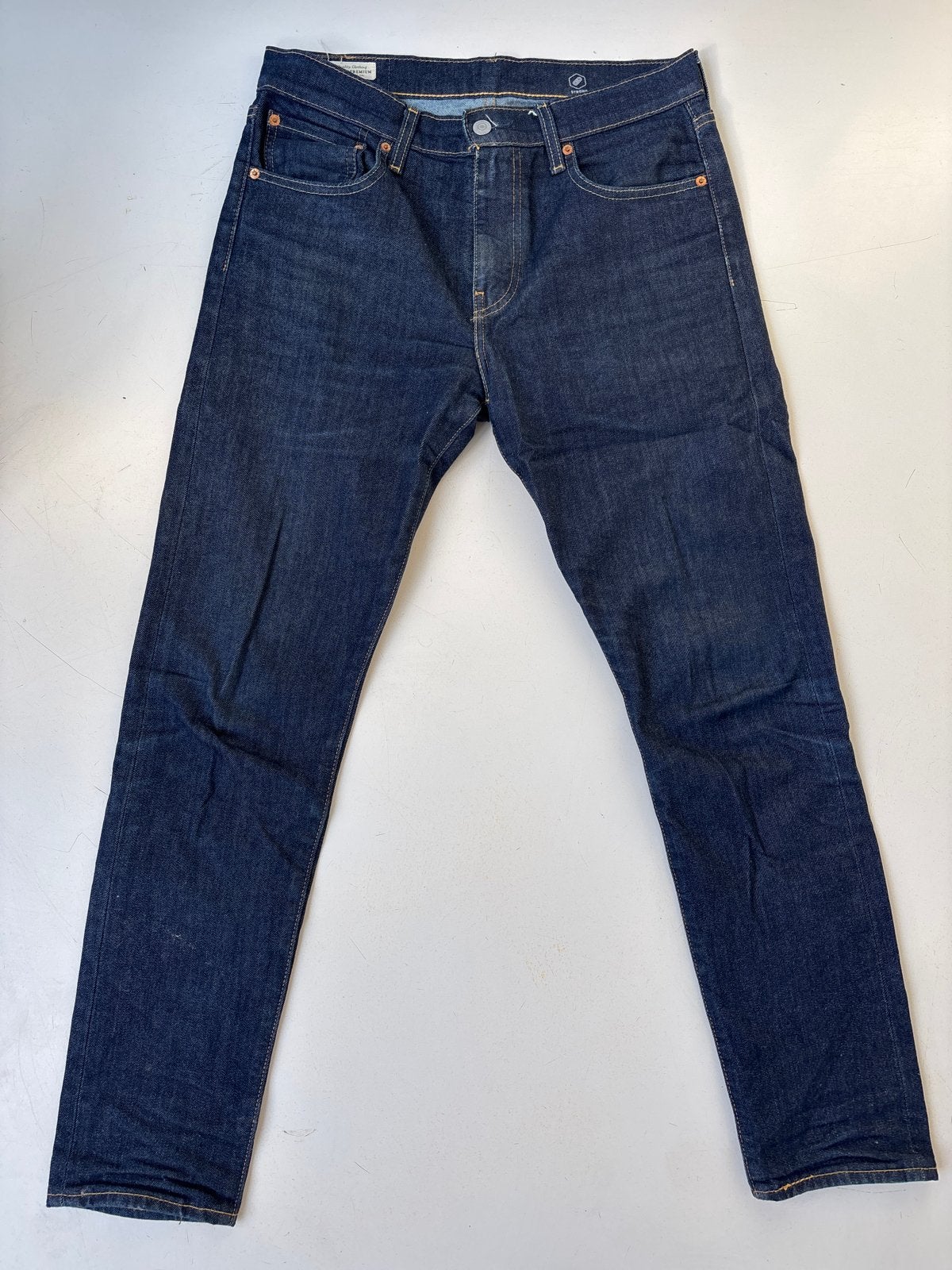 Levi's 512 Slim Taper Jeans W32 L32 - Zo goed als nieuw, Ophalen of Verzenden, Gedragen, Blauw, W32 (confectie 46) of kleiner