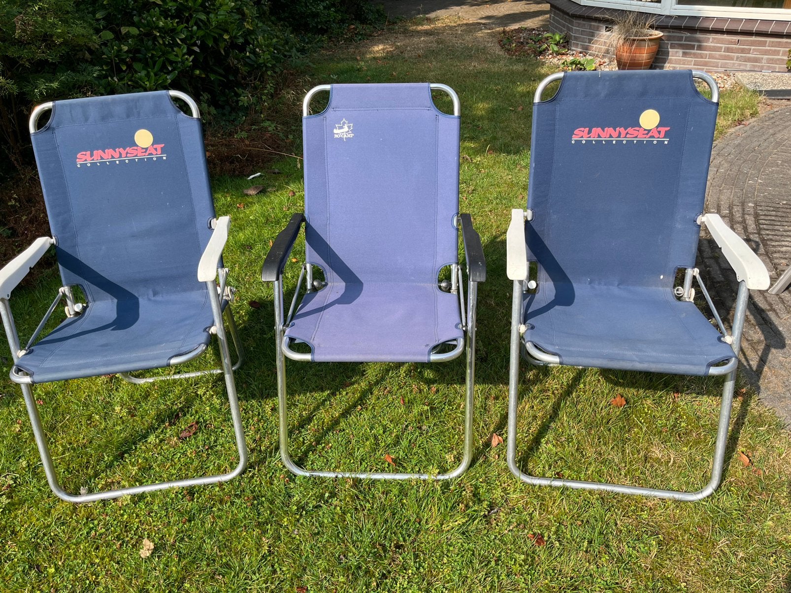 Kampeerstoelen €7,50, 3 stuks voor €15, Caravans en Kamperen, Ophalen, Gebruikt, Campingstoel