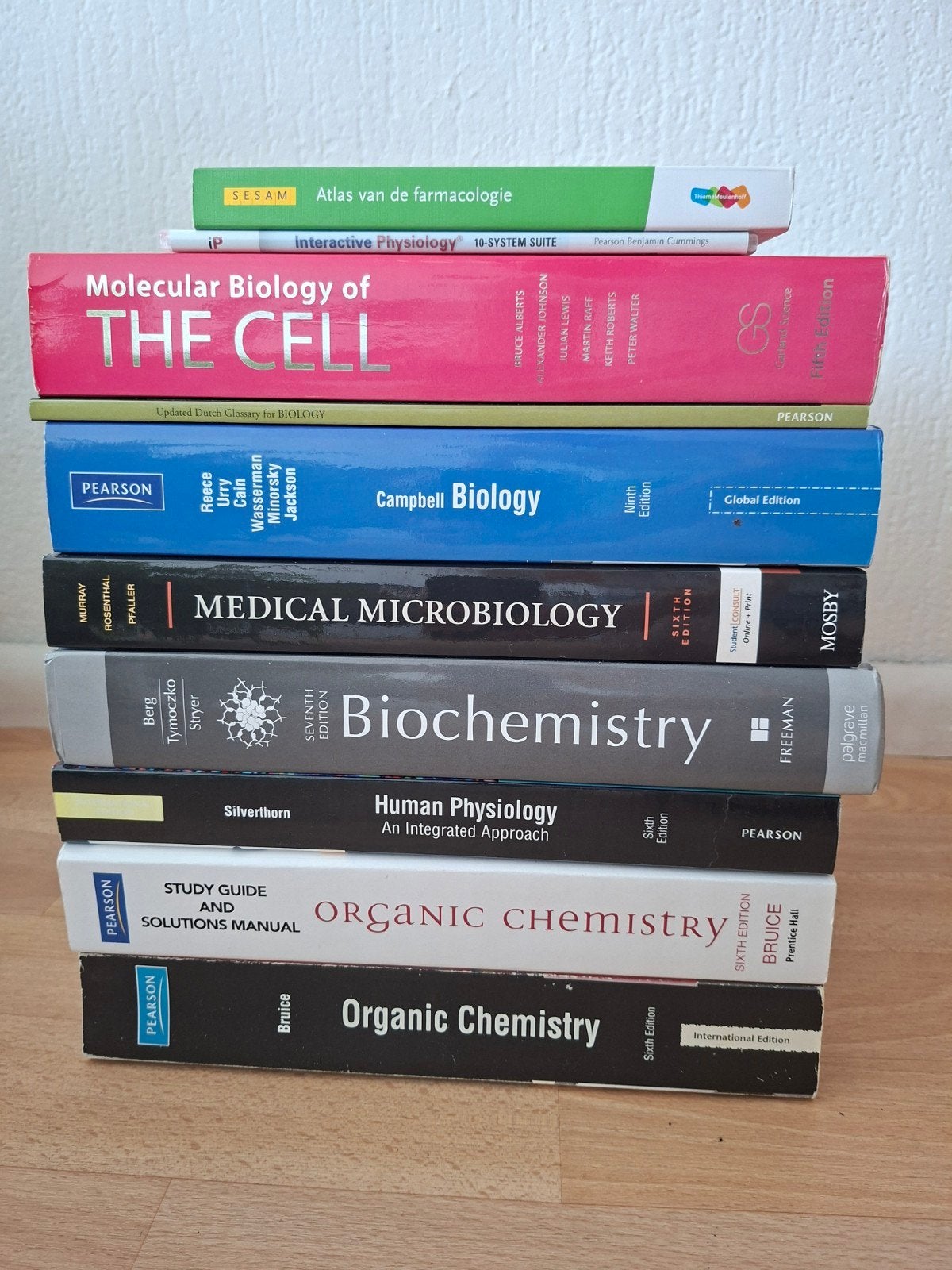 Biologie studieboeken pakket, Boeken, Ophalen, Beta, Zo goed als nieuw, WO