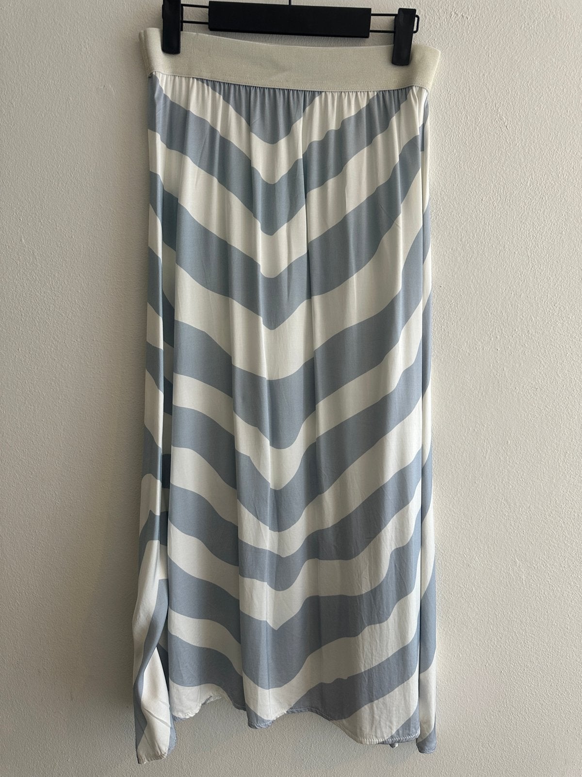 Chastar gestreepte maxi rok S/M, Kleding | Dames, Blauw, Ophalen of Verzenden, Zo goed als nieuw, Maat 36 (S)