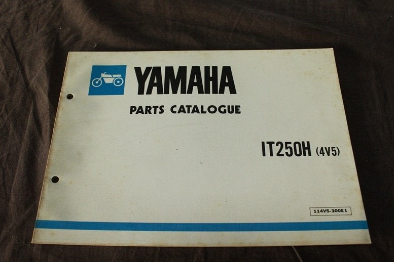 Yamaha IT250H 1980/1981 motorcycle parts catalogue IT250 H, Ophalen of Verzenden, Yamaha