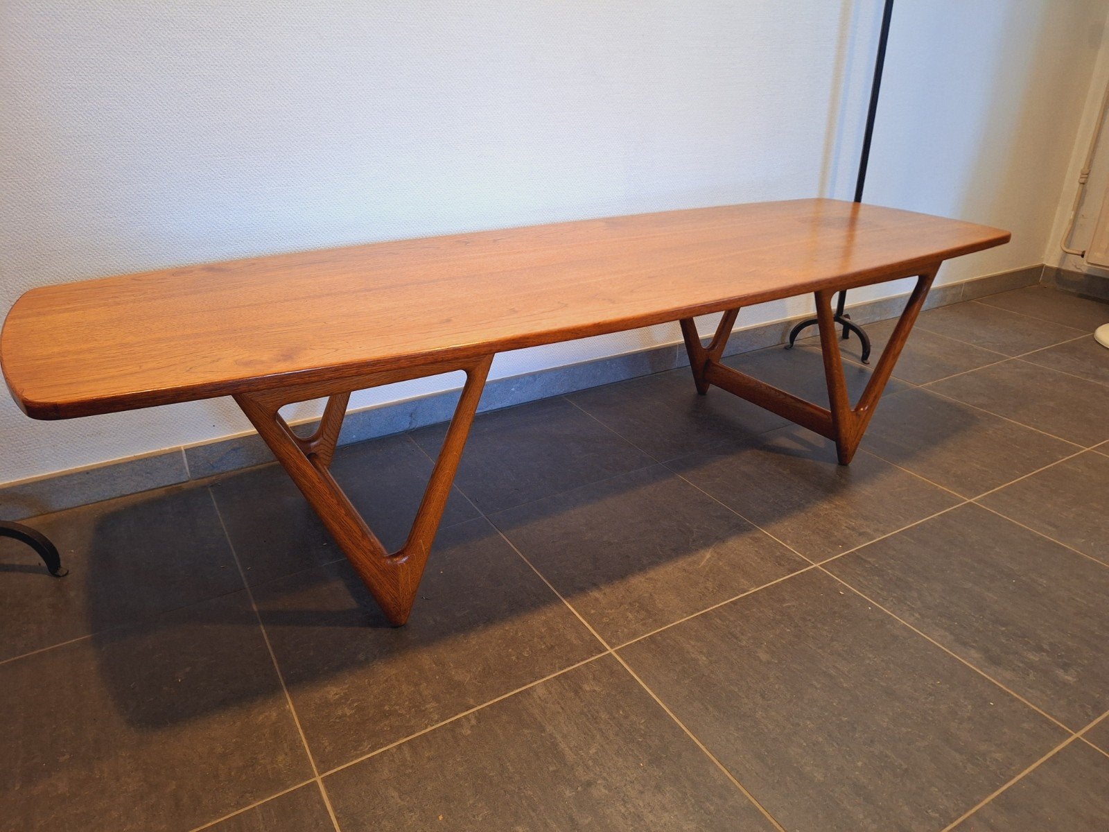vintage design coffee table/salontafel Jason Møbler Denmark, Ophalen, Rechthoekig, 100 tot 150 cm, 50 tot 100 cm