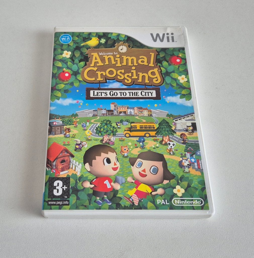 Animal Crossing Let's Go To The City Nintendo Wii Compleet, Gebruikt, 1 speler, Ophalen of Verzenden, Vanaf 3 jaar