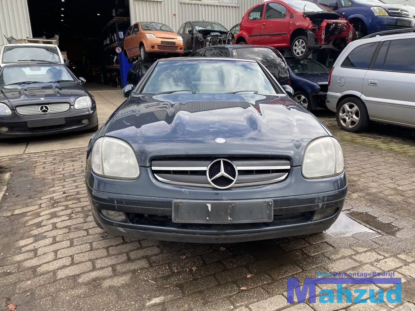 1998 MERCEDES SLK R170 2.3 111973 donker blauw onderdelen, Gebruikt, Mercedes-Benz AG, Mercedes-Benz, Ophalen of Verzenden
