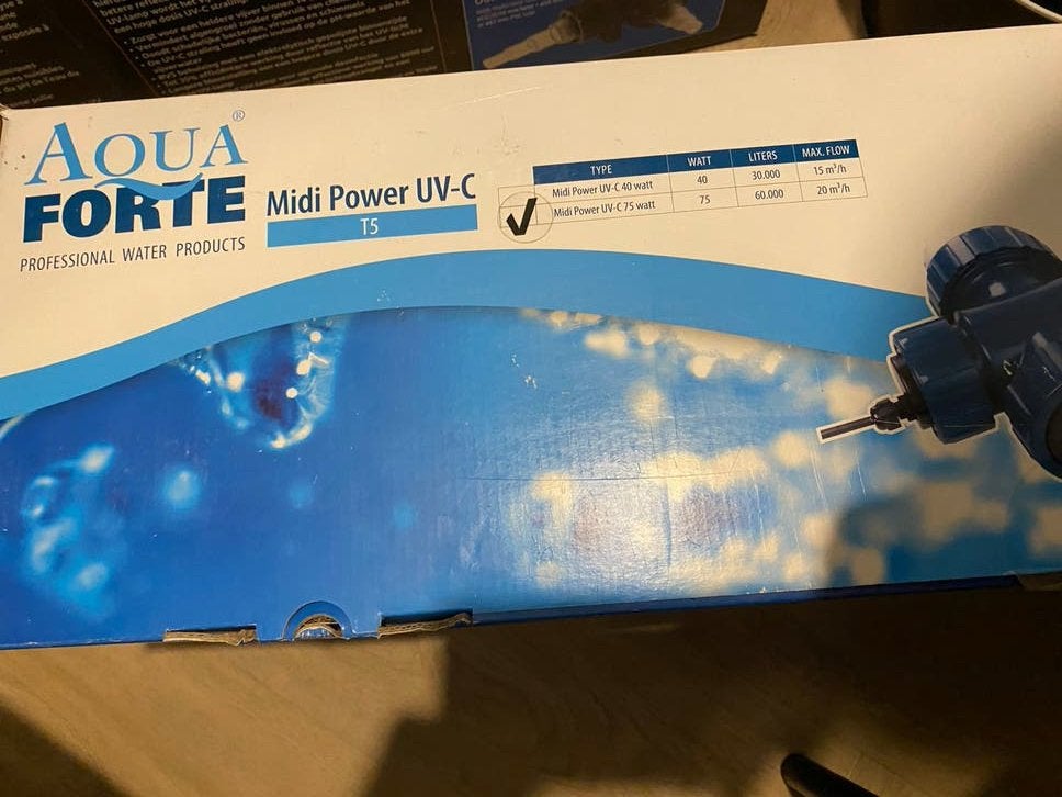 Aquaforte UVC midi power  T5 75watt, Ophalen of Verzenden, Nieuw, Vijverfilter
