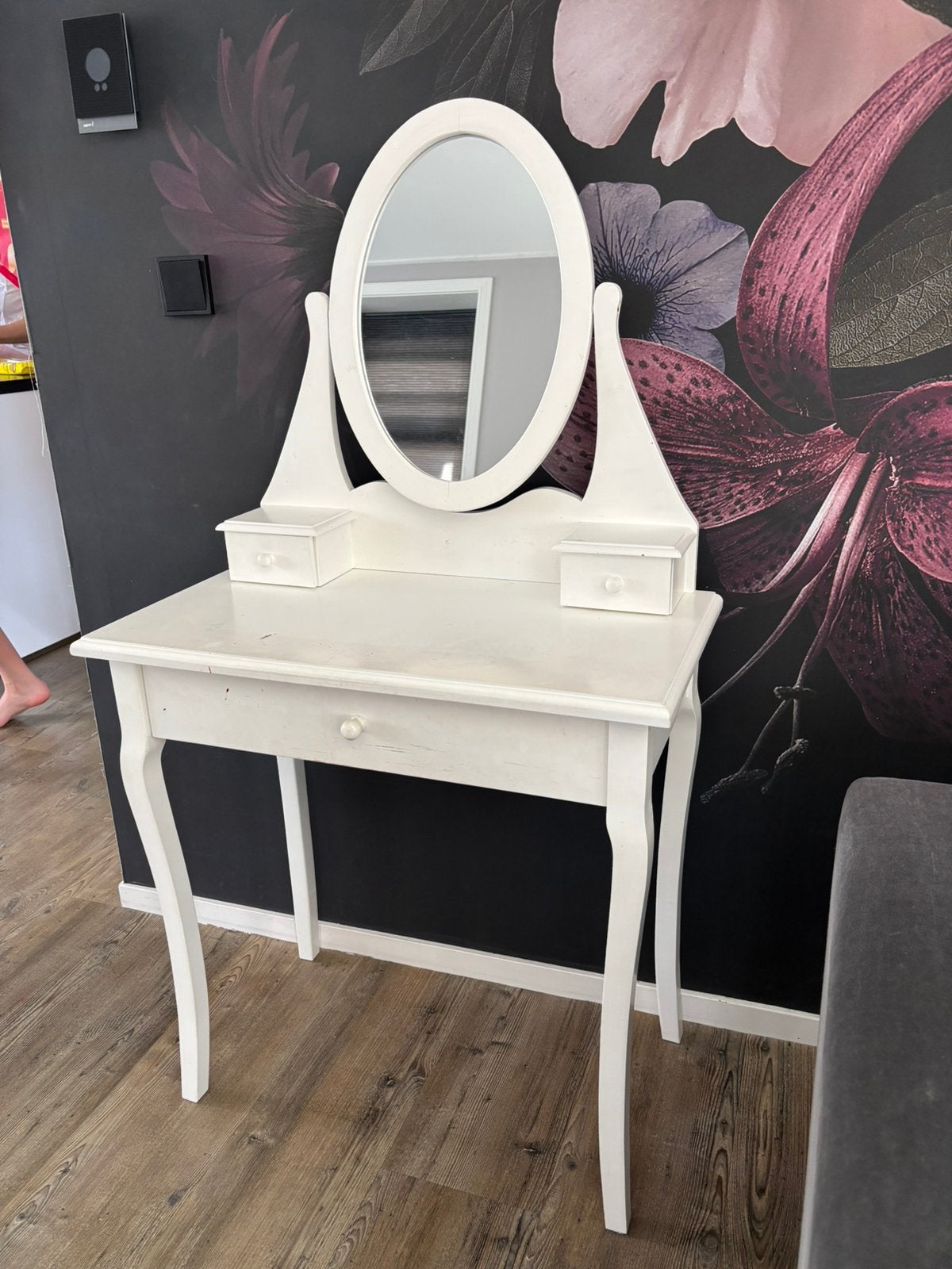 Kinder kaptafel wit 75x140x40 bxhxd, Huis en Inrichting, Tafels | Kaptafels, Ophalen, Zo goed als nieuw, 50 tot 100 cm, Minder dan 100 cm