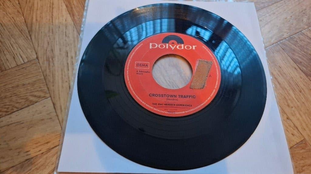 Single - The Jimi Hendrix Experience - Crosstown Traffic, Gebruikt, 7 inch, Ophalen of Verzenden, Rock en Metal