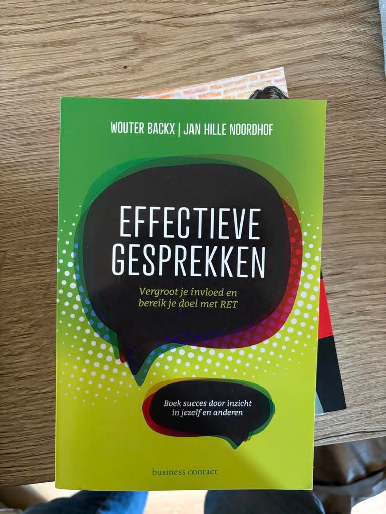 Effectieve Gesprekken - Wouter Backx | Jan Hille Noordhof, Ophalen of Verzenden, Zo goed als nieuw