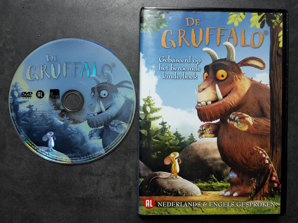 DVD - De Gruffalo - Film Animatie, Animatie, Alle leeftijden, Ophalen of Verzenden, Zo goed als nieuw