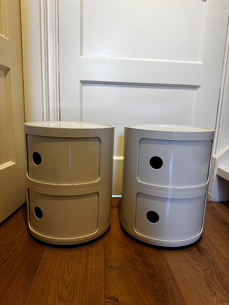 Witte componibili kastje kast | Kartell | per stuk of set, Ophalen, Kunststof, Gebruikt, Minder dan 45 cm