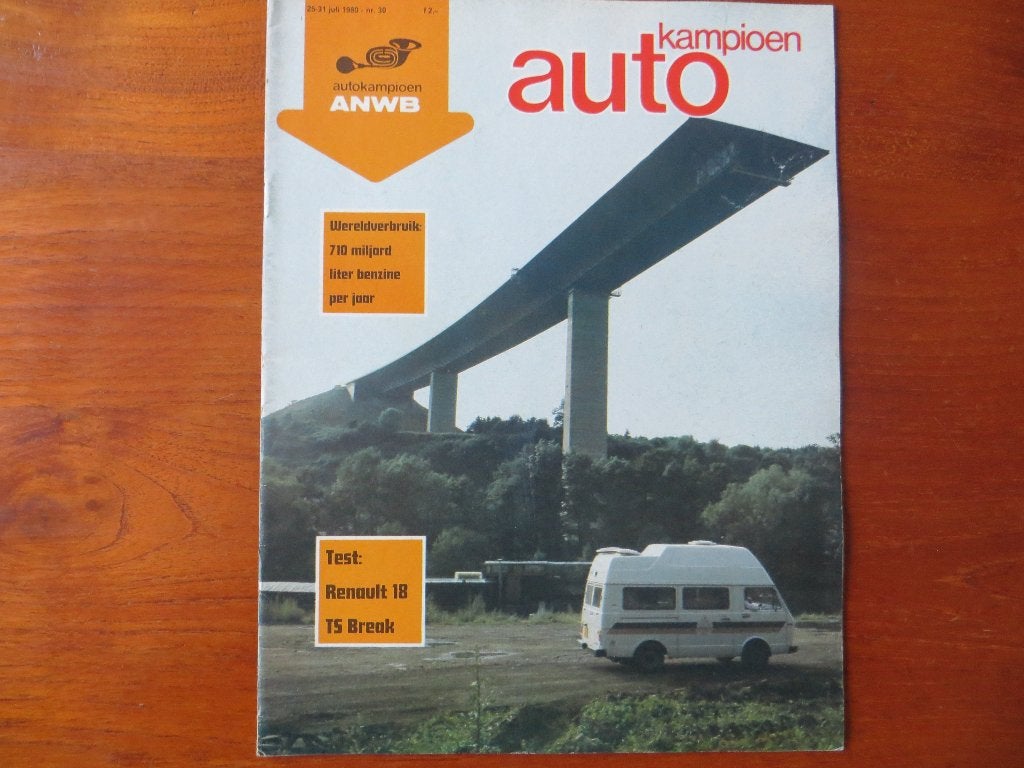 Autokampioen 30 1980 Renault 18 TS Break, Fiat 131 D 2500, Ophalen of Verzenden, Nieuw, Renault