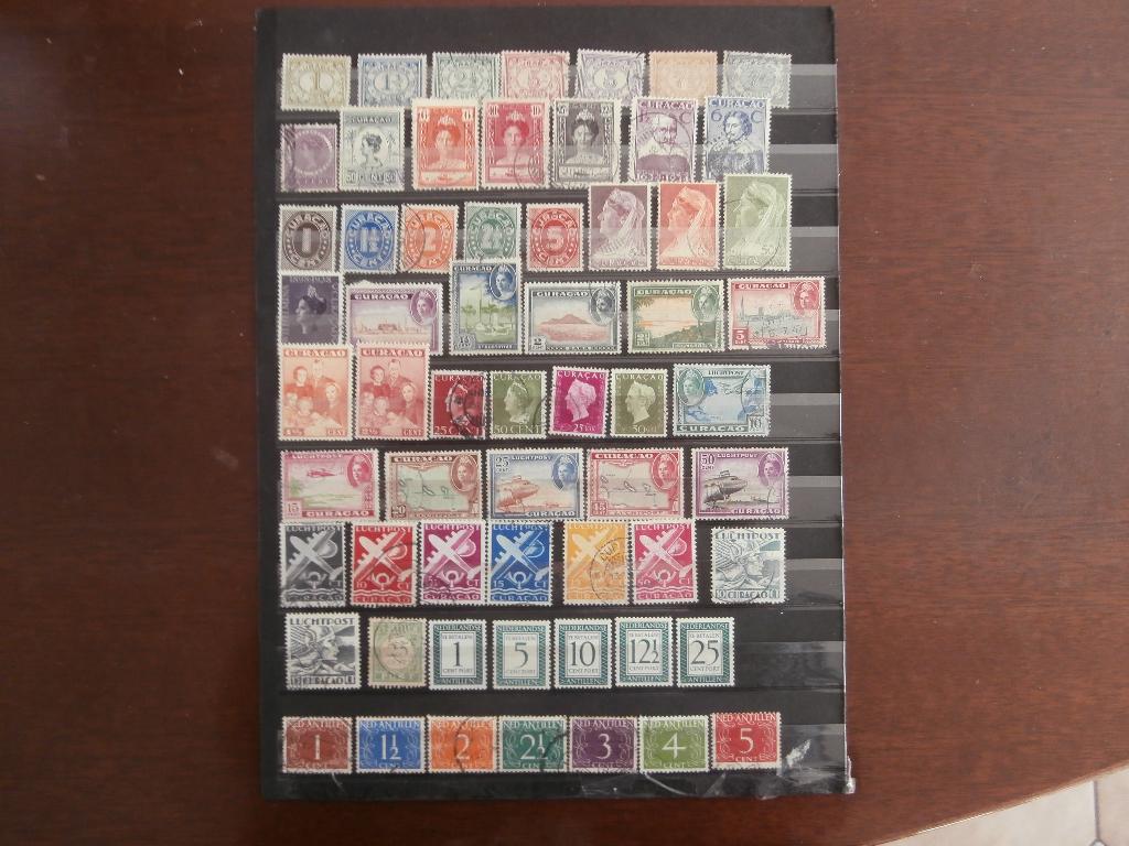 CURACAO-NED. ANTILLEN 1915-1963; KAVEL 113 VERSCH. LEES, Verzenden, Gestempeld
