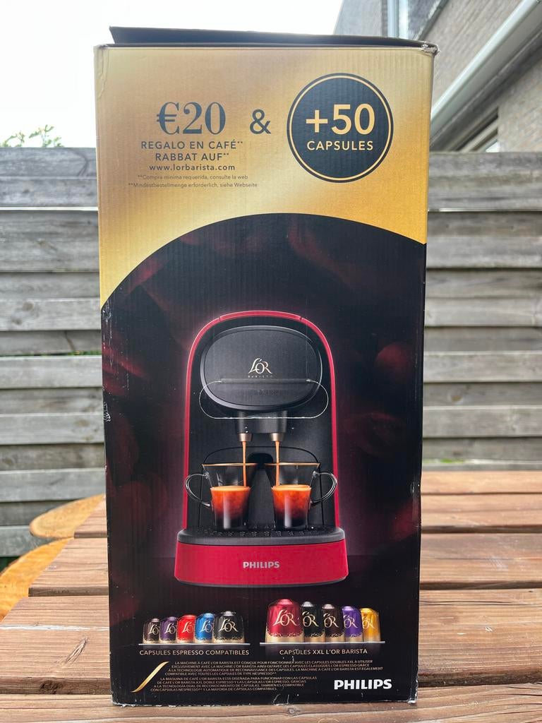 L'OR Barista Koffiemachine - twee maanden gebruikt, Witgoed en Apparatuur, Koffiezetapparaten, Nieuw, Koffiepads en cups, Koffiemachine