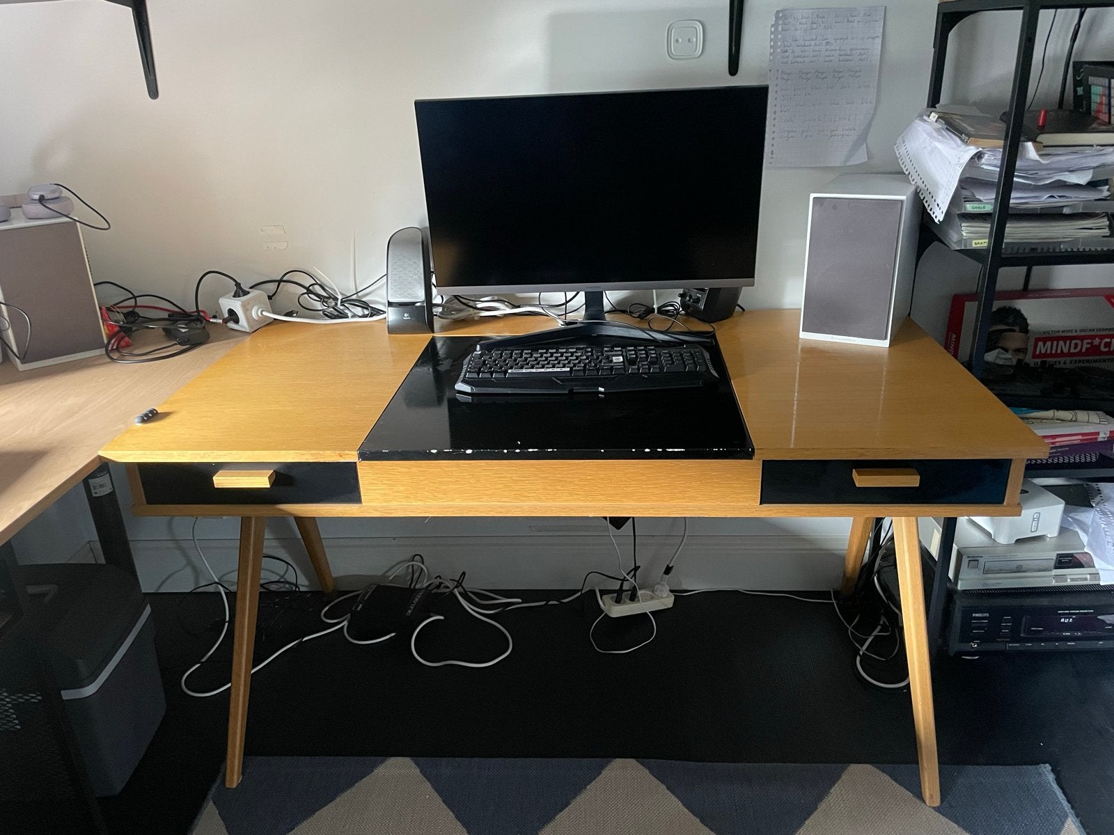 Bureau/make-up tafel West Wing, Ophalen, Overige typen, Gebruikt, Bruin