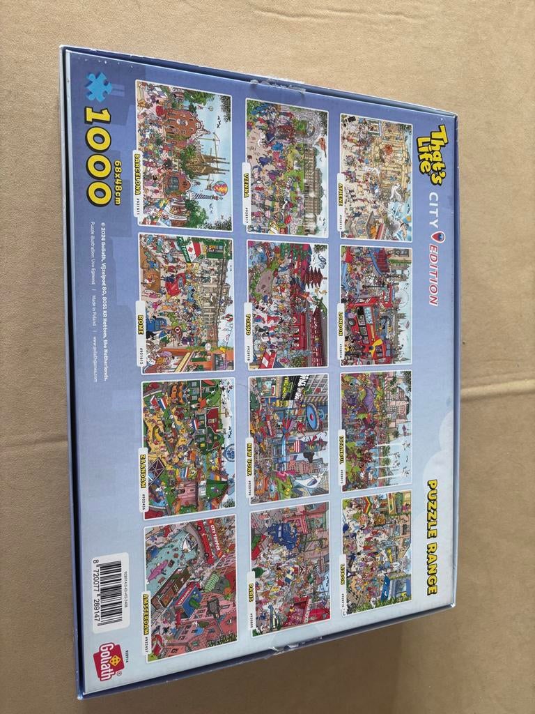 That's Life City Edition Legpuzzel Londen - 1000 stukjes, Ophalen of Verzenden, 500 t/m 1500 stukjes, Zo goed als nieuw, Legpuzzel