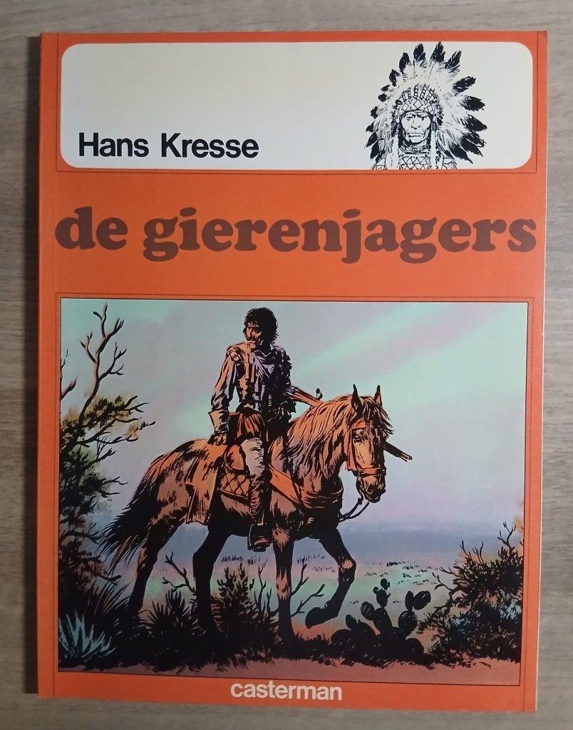 De gierenjagers 7 (1978). Indianenreeks. Hans Kresse., Boeken, Stripboeken, Gelezen, Eén stripboek, Ophalen of Verzenden, Hans Kresse