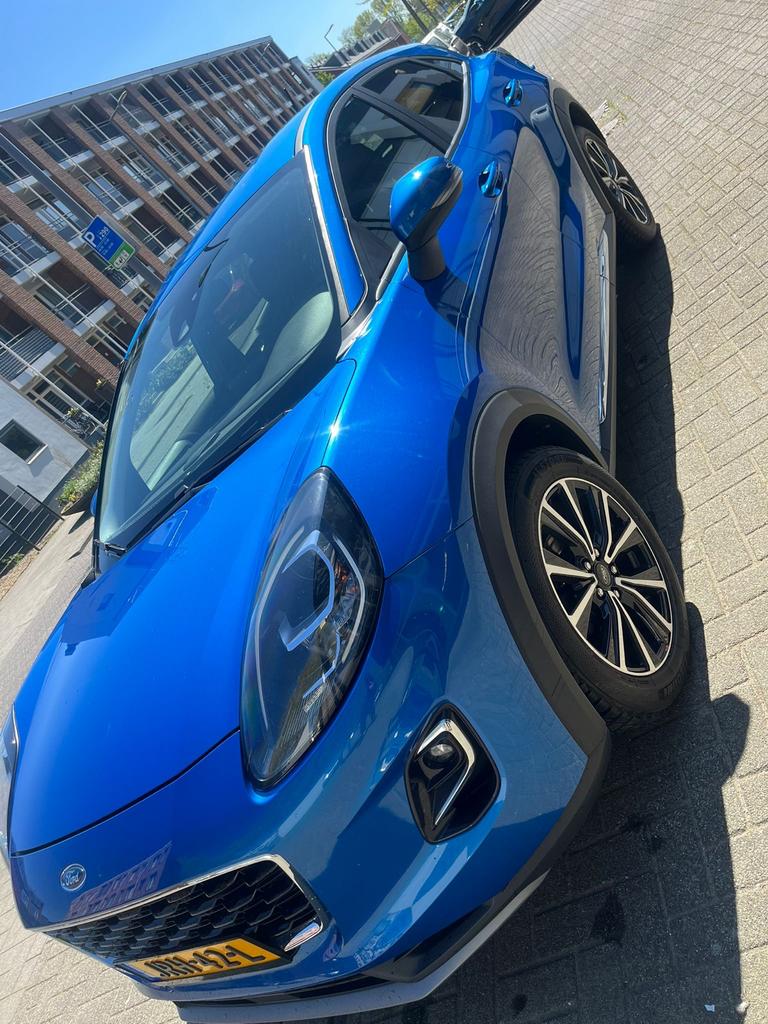 Ford Puma 1.0i Ecoboost 125pk 2020 Blauw, Auto's, Ford, Particulier, Puma, ABS, Adaptieve lichten, Adaptive Cruise Control, Airbags