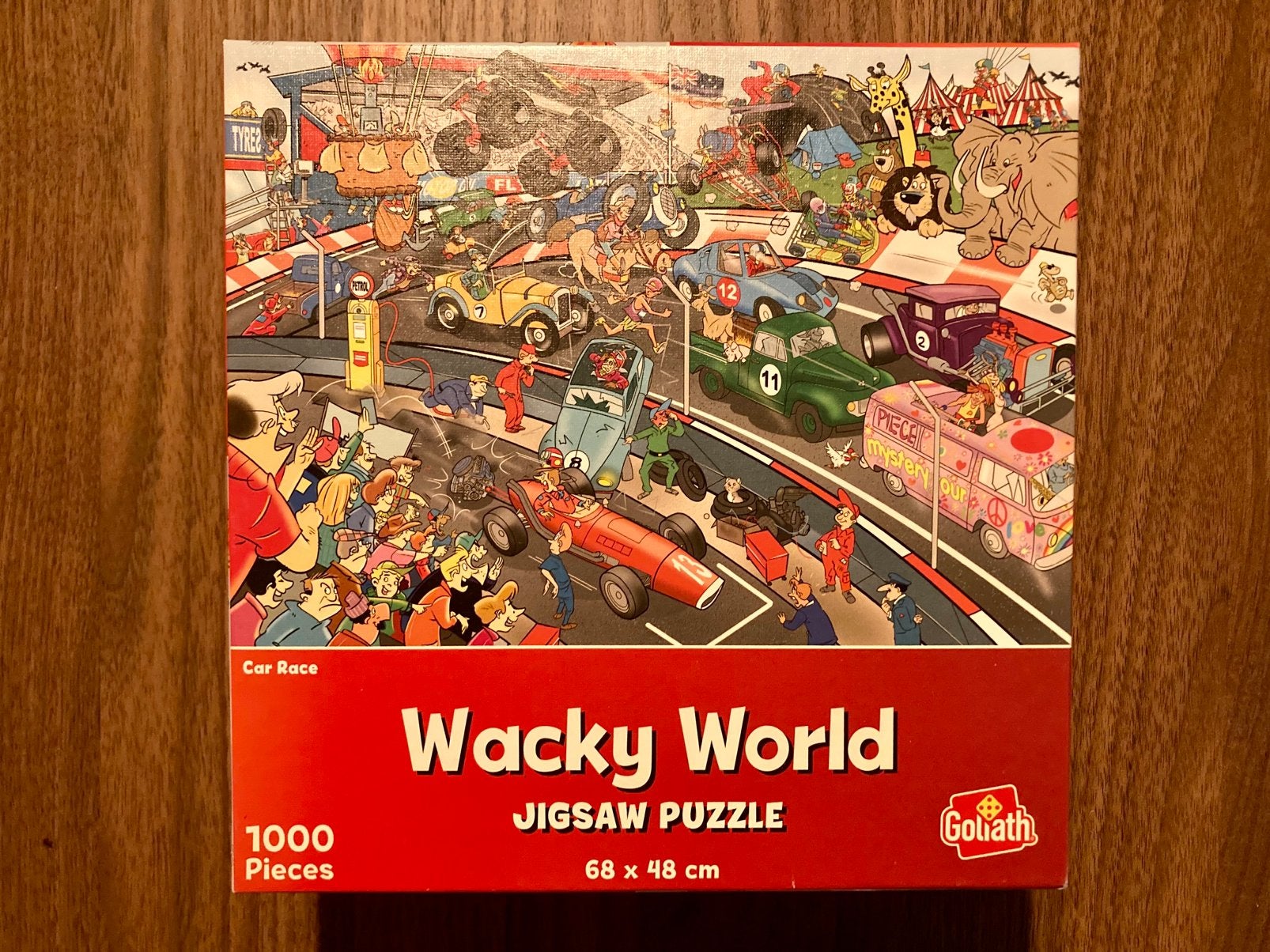 Wacky World puzzel: Car Race, Ophalen of Verzenden, 500 t/m 1500 stukjes, Zo goed als nieuw