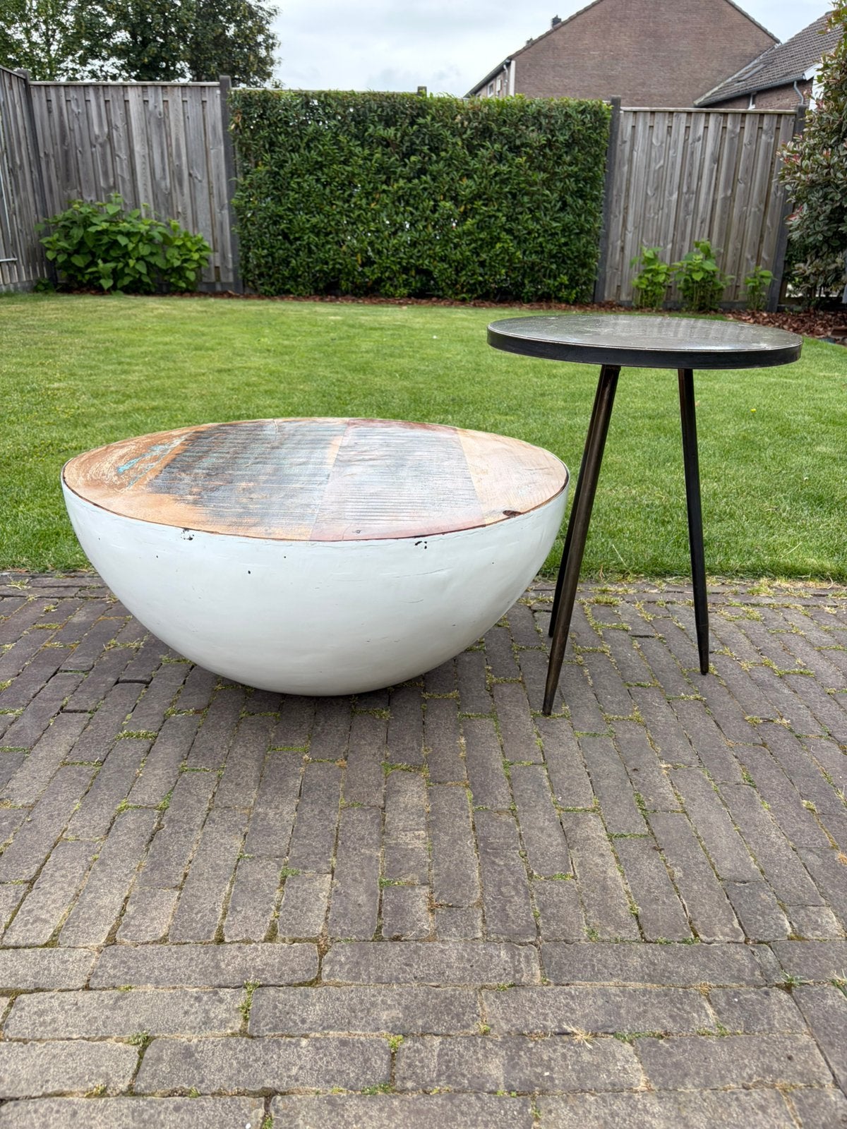 By Boo bowl salontafel / bijzettafel, Huis en Inrichting, Tafels | Salontafels, Ophalen, Gebruikt, Rond, 50 tot 100 cm