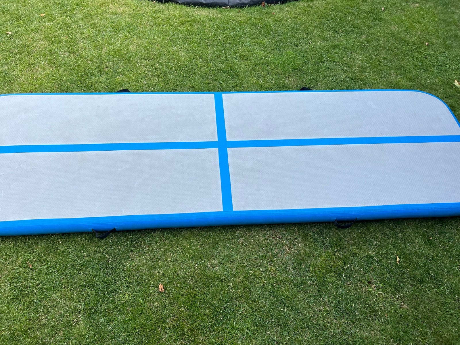 Airtrack Turnmat - Blauw/Grijs - Zo goed als nieuw, Ophalen of Verzenden, Zo goed als nieuw, Blauw, Materiaal