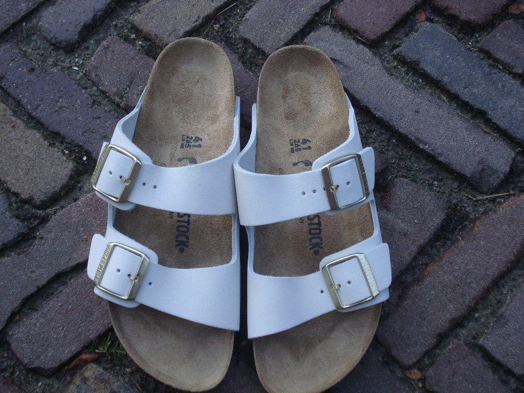 BIRKENSTOCK ARIZONA WIT 41 NIEUW GRATIS VERZENDING PER POST, Slippers, Verzenden, Wit, Nieuw