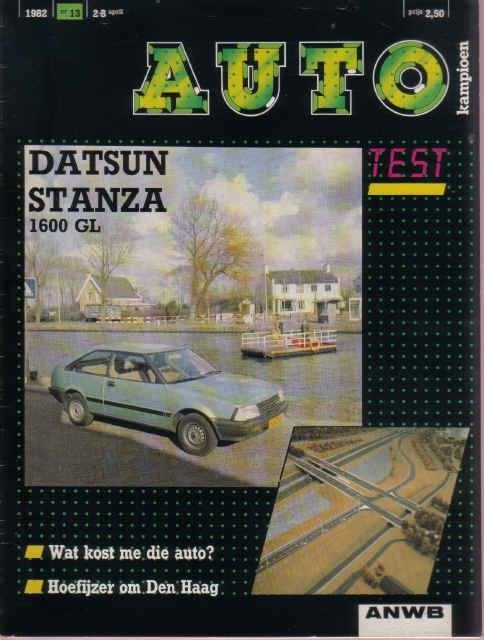 Autokampioen 13 1982 : Datsun Stanza - Renault 5 TX / 18 GTX, Ophalen of Verzenden, Gelezen, Algemeen