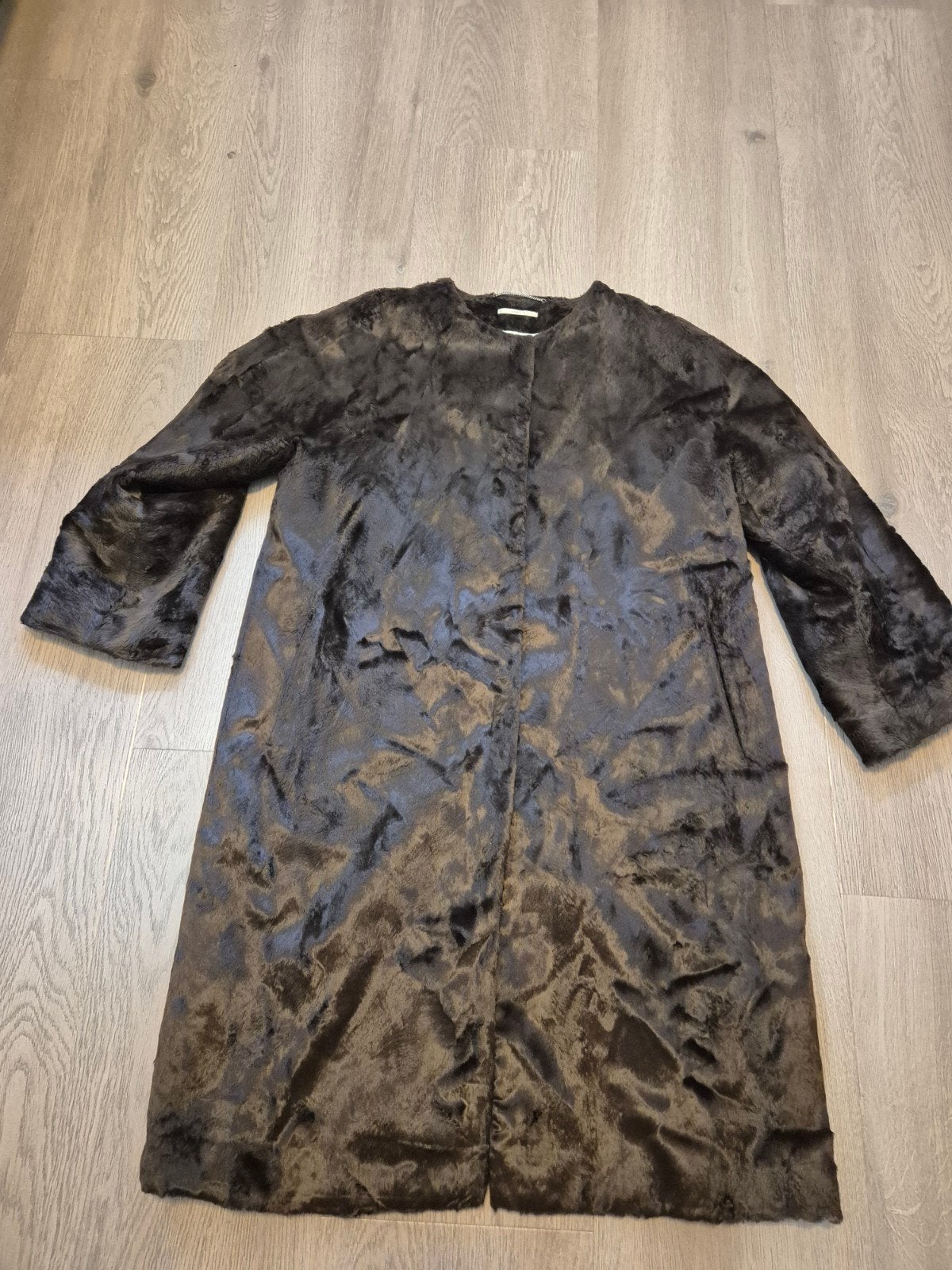 Bruine jas maat 42, Ophalen of Verzenden, Zo goed als nieuw, Maat 42/44 (L), Bruin
