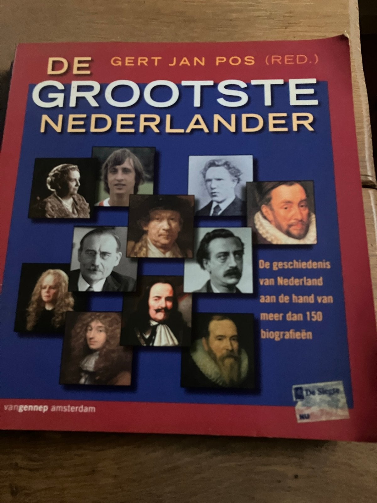 De Grootste Nederlander - Gert Jan Pos (red.), Ophalen of Verzenden, Zo goed als nieuw