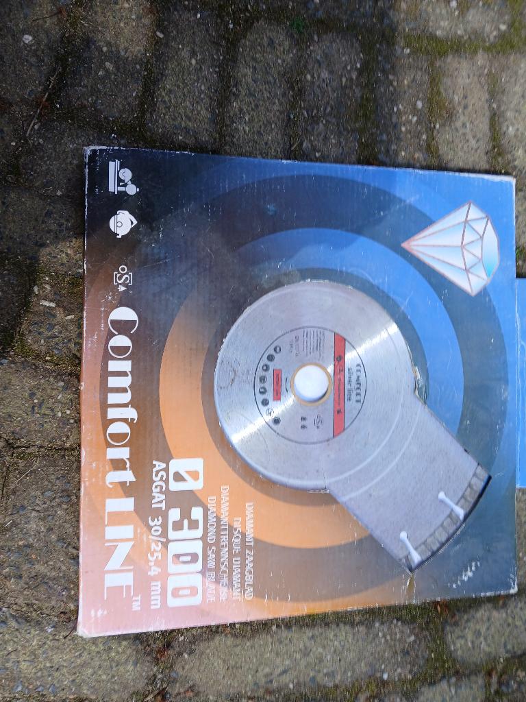 Diamantzaagblad beton. 300mm asgat 30mm, 70 mm of meer, Overige typen, Ophalen of Verzenden, Zo goed als nieuw