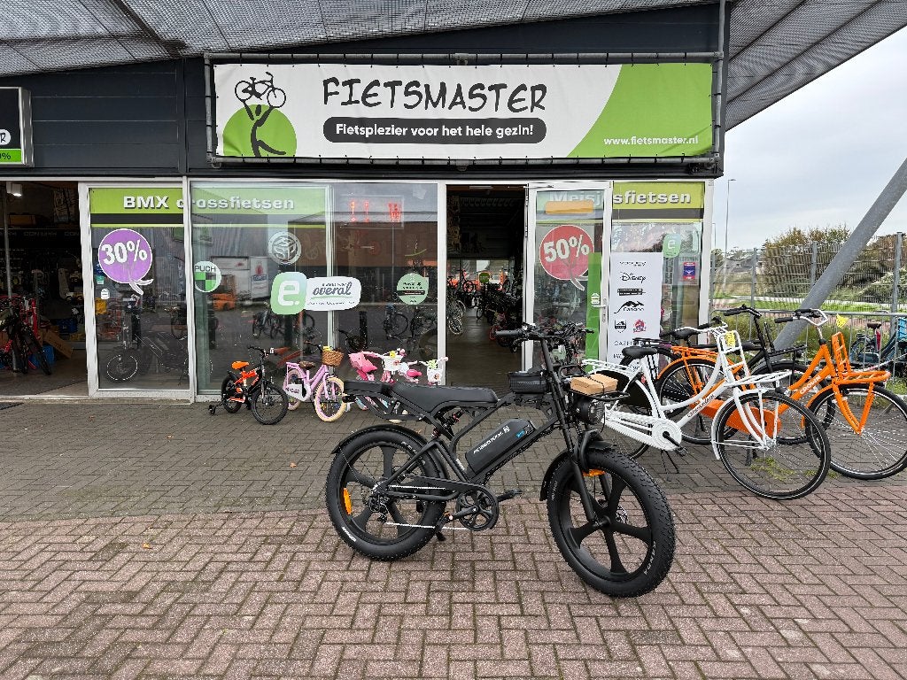FIETSMASTER Fatbike V20 Pro Max – 24 inch – Zwart UPGRADE, Overige merken, Nieuw, Ophalen of Verzenden, 59 cm of meer