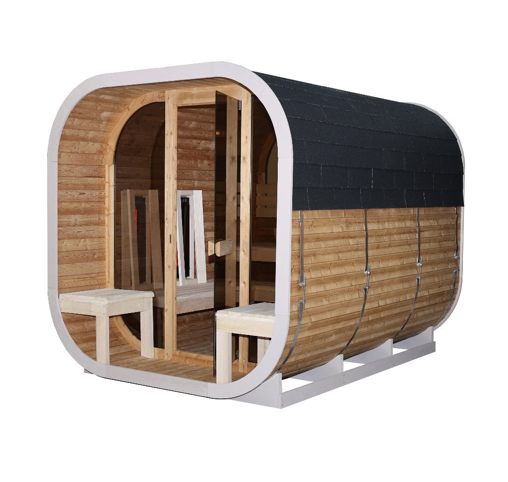 Passion | Amara 260 Combi Sauna | Nieuw uit voorraad, Ophalen of Verzenden, Nieuw, Fins of Traditioneel, Complete sauna