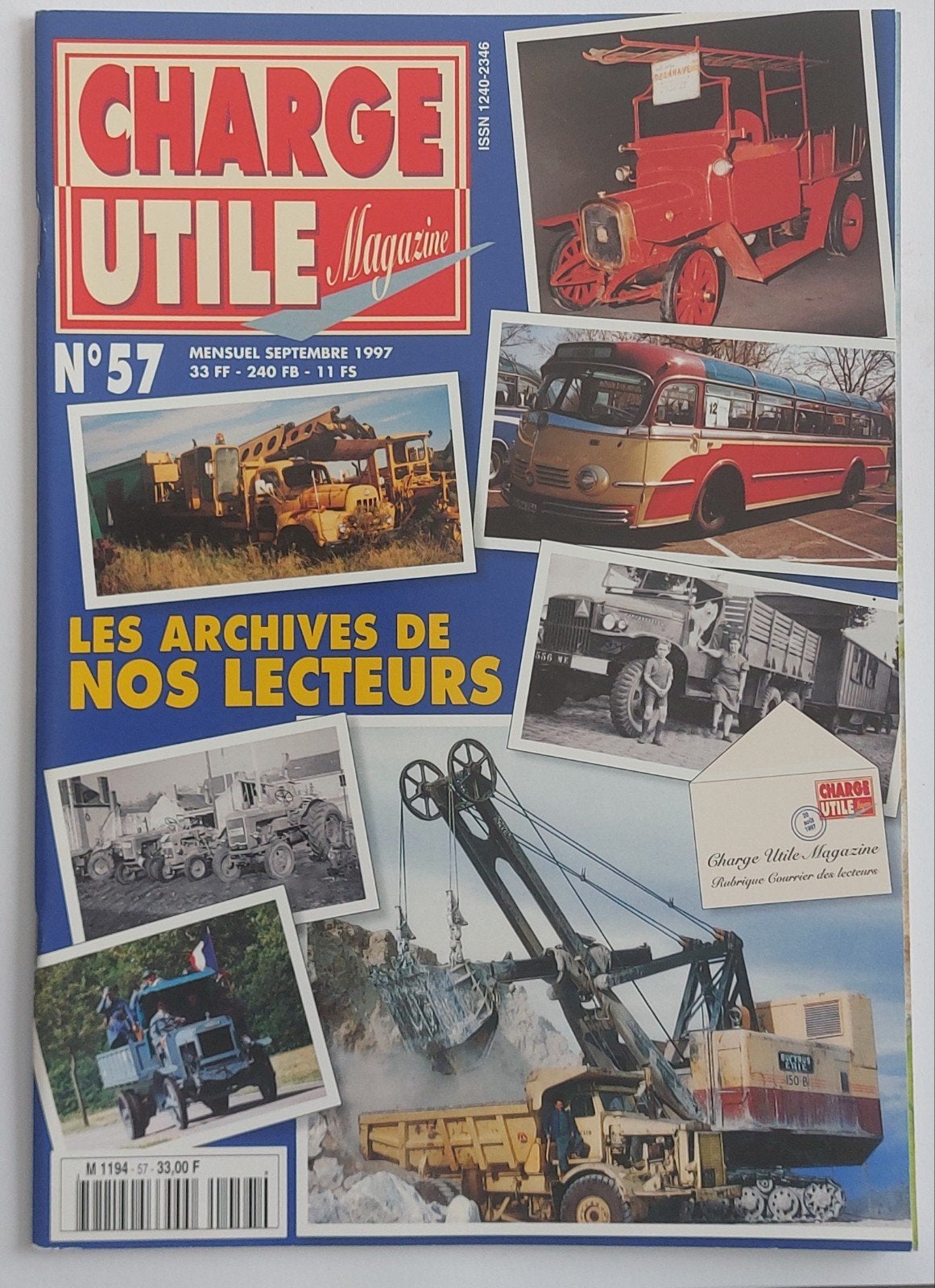 Charge Utile Magazine N57 - September 1997, Ophalen of Verzenden, Gelezen, Overige typen