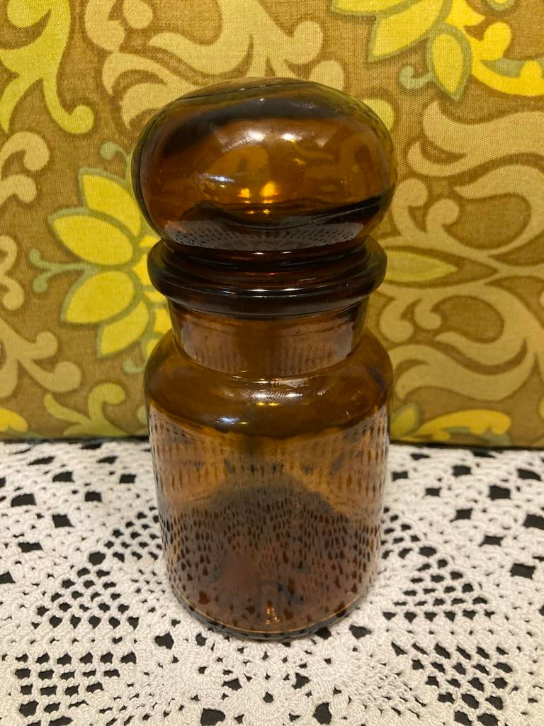 Vintage bruine stopfles (100426c), Ophalen of Verzenden