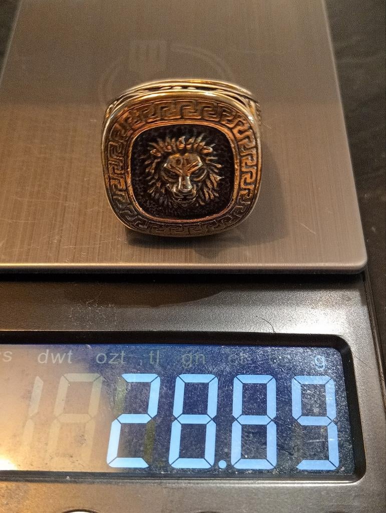 Voetbal ring van opa. 29gram, Antiek en Kunst, Antiek | Kleding en Accessoires, Ophalen of Verzenden
