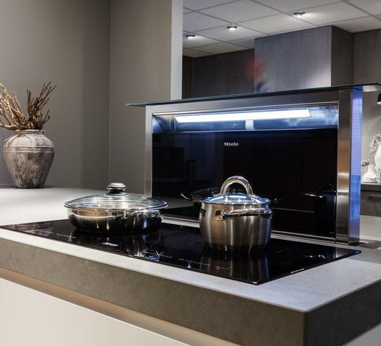Miele downdraft afzuigkap DA 6890 Levantar, Witgoed en Apparatuur, Afzuigkappen, Overige typen, Ophalen of Verzenden, Zo goed als nieuw