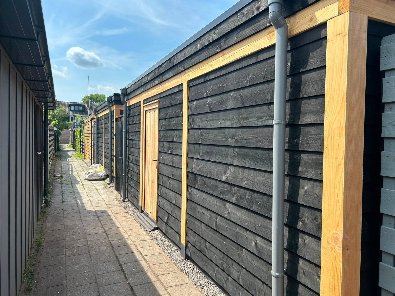 Zwart Zweeds Rabat, 3m en 4m, Doe-het-zelf en Verbouw, Minder dan 25 mm, Nieuw, Plank, 300 cm of meer