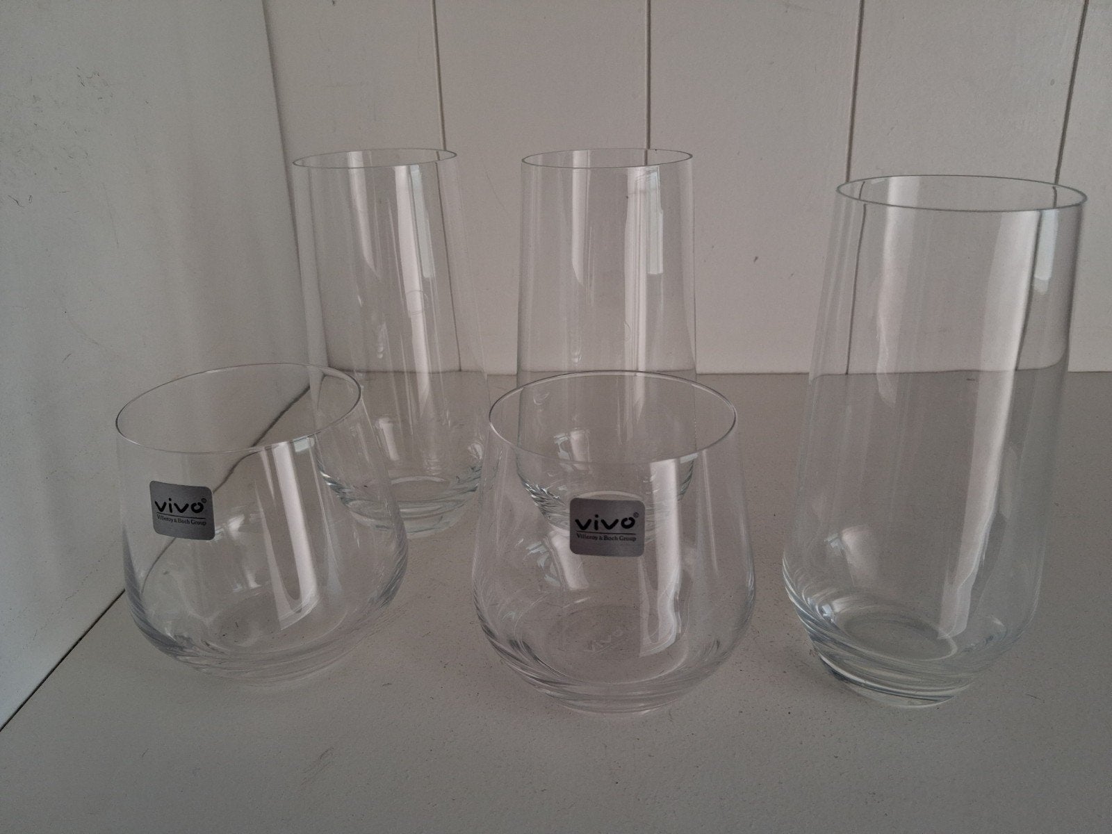 Vivo Villeroy & Boch glazen set, Glas of Glazen, Vivo, Nieuw, Ophalen of Verzenden