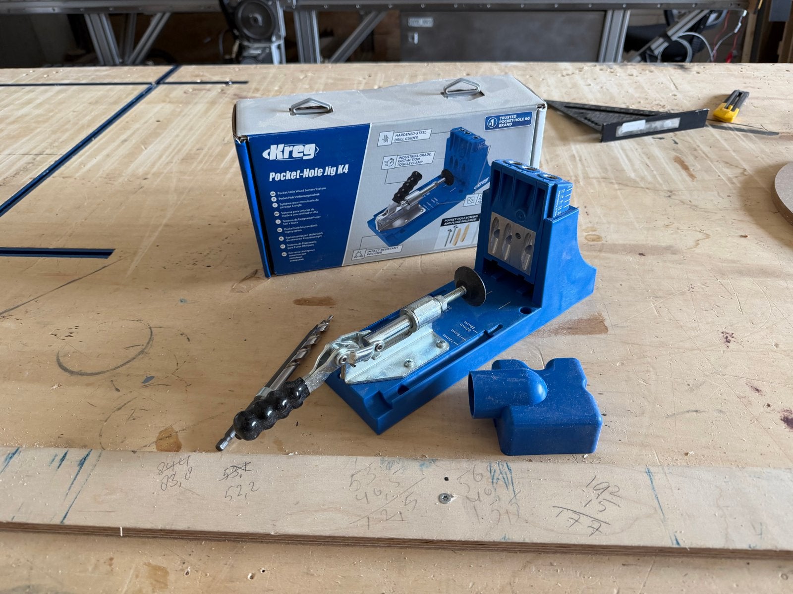 Kreg K4 Pocket-Hole Jig - Boormal voor houtbewerking, Ophalen of Verzenden, Zo goed als nieuw, Overige typen
