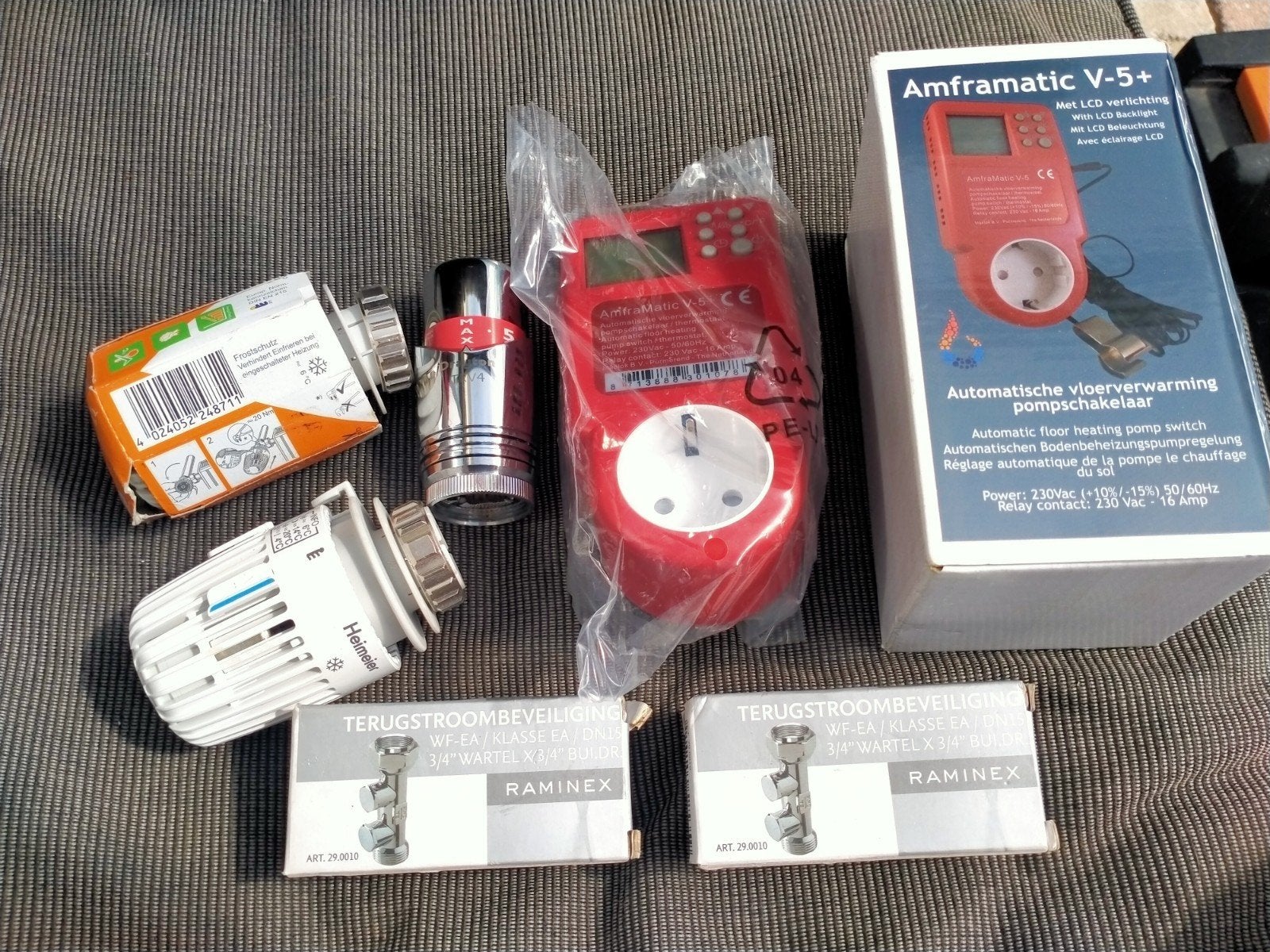 Amframatic V-5+, Drayton thermostaat en Raminex, Ophalen of Verzenden, Nieuw, Thermostaat