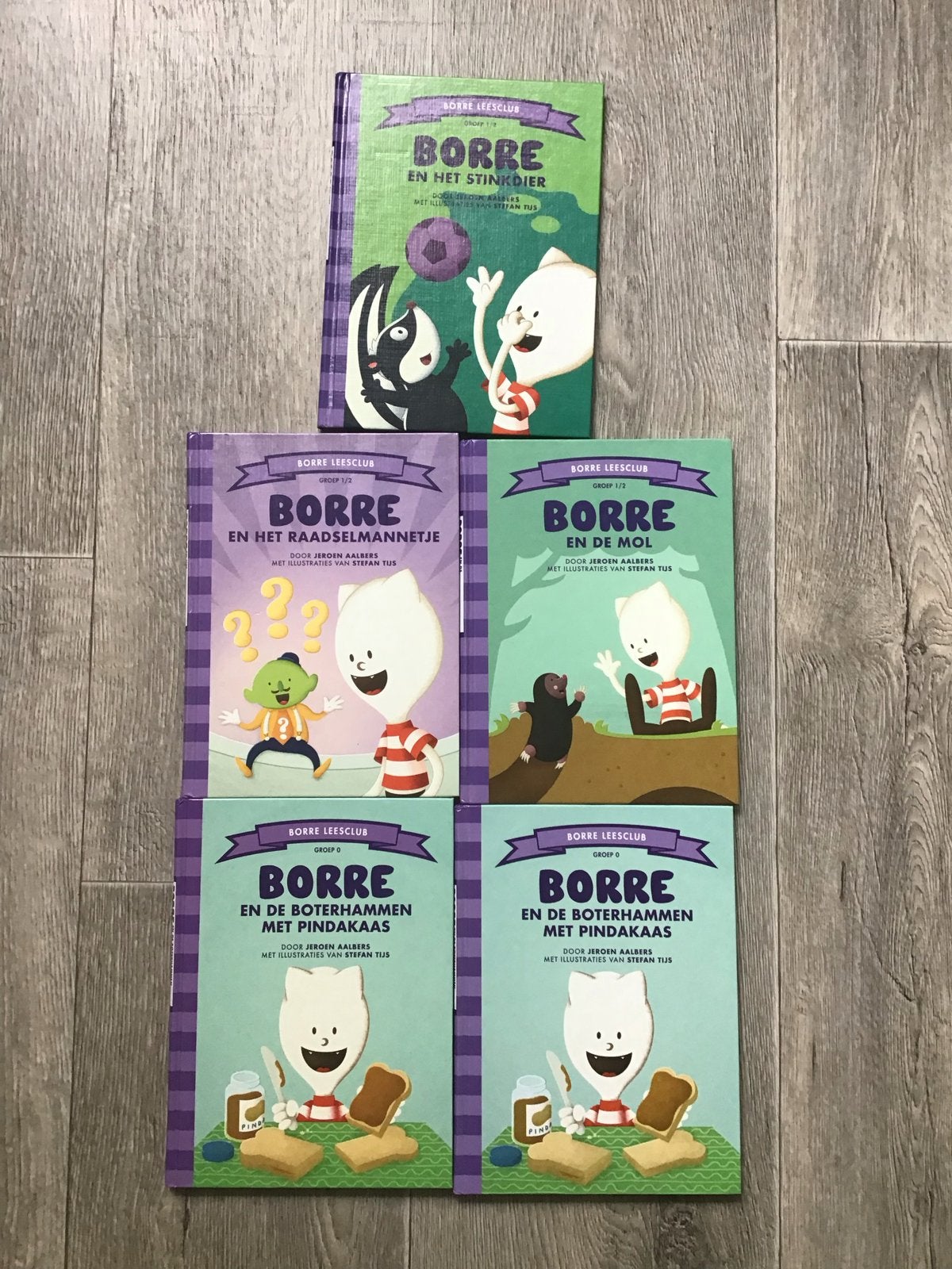 5 Borre Leesclub boekjes - Kinderboeken set, Boeken, Ophalen of Verzenden, Gelezen, Fictie algemeen
