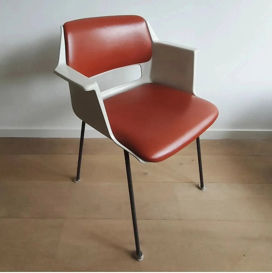 André Cordemeyer 2225 design stoel vintage stoel fauteuil, Ophalen, Gebruikt, Vintage, Eén