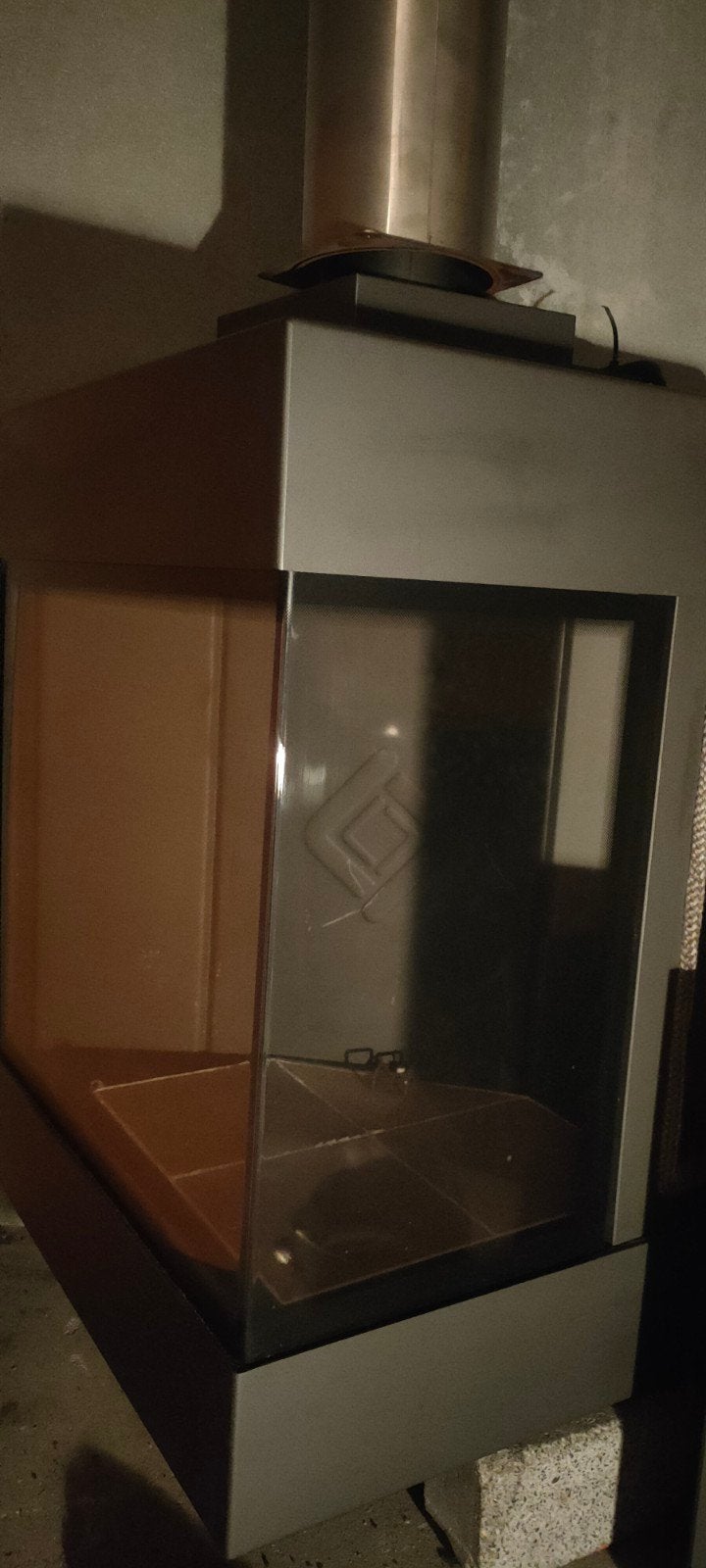 Harrie Leenders Trias Mk2 Gaskachel Wandhaard Muur kachel, Huis en Inrichting, Ophalen, Zo goed als nieuw, Hangende haard, Gashaard