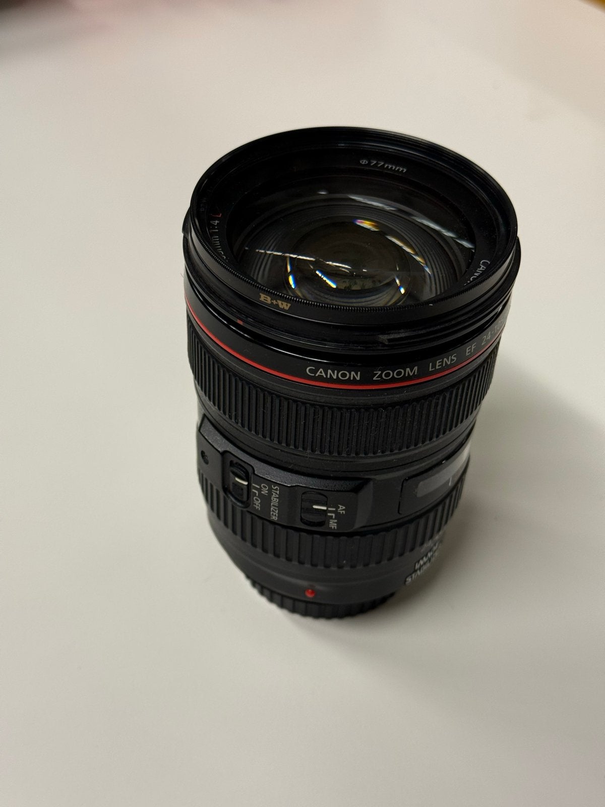 Canon EF 24-105mm f/4L IS USM Lens, Audio, Tv en Foto, Fotografie | Lenzen en Objectieven, Canon, Autofocus, Ophalen of Verzenden