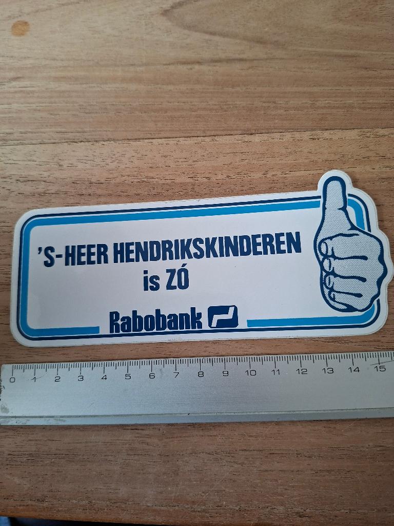 Sticker s Heer Hendrikskinderen, Ophalen of Verzenden, Zo goed als nieuw, Overige typen