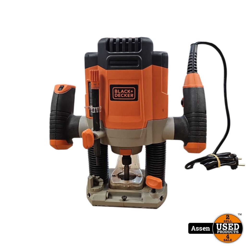 Black + Decker KW1200E Bovenfrees | Nette Staat, Black en Decker, Gebruikt, Support@blackendecker.com, 701 E. Joppa Road
Towson, MD 21286
USA