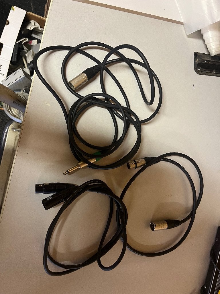 xlr kabels, Ophalen, Apparatuur