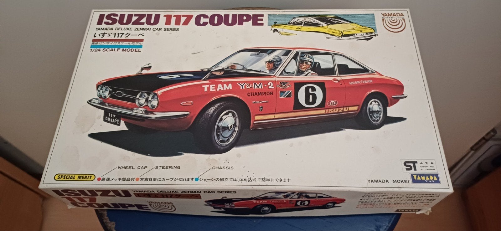 Isuzu 117 coupé bouwdoos 1 : 24, Ophalen of Verzenden